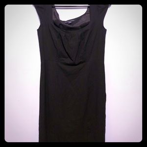 DONATED Black wool dress